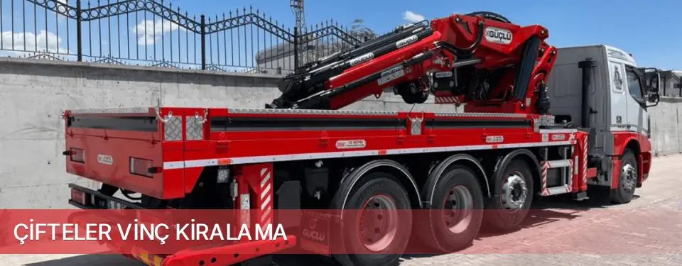 Çifteler İlçemi Vinç Kiralama